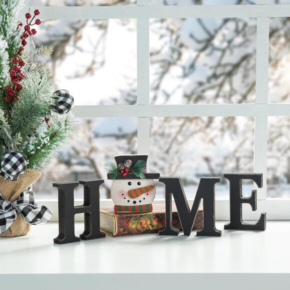 Interchangeable Home Table Signs with 13 Pcs Seasonal Icons, Wooden  Home Sign - Picture 5 of 9